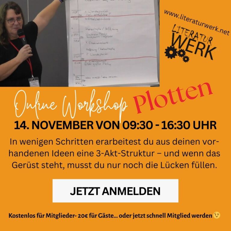 „Plotten – so gebe ich meinem Roman den roten Faden“